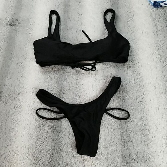 🖤5/$20🖤 NWOT.. BLACK 2 PIECE - Picture 1 of 9